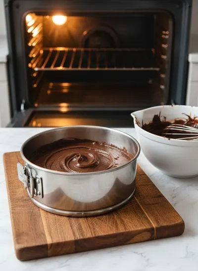 Chocolate Cottage Cheese Cheesecake - ingredients preparation