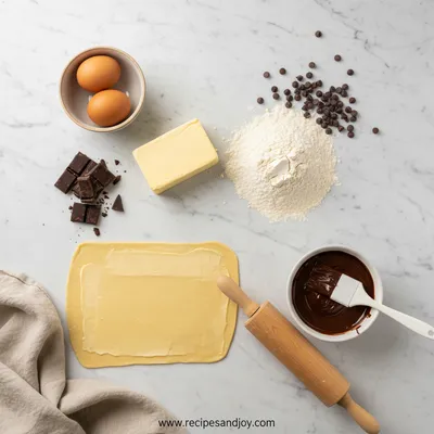 Chocolate Croissants – Easy Homemade Recipe - cooking process