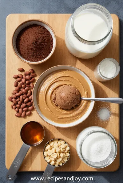 Chocolate Peanut Butter Ice Cream – High Protein - cooking process