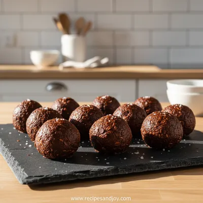 Chocolate Protein Bliss Balls - Healthy Energy Bites