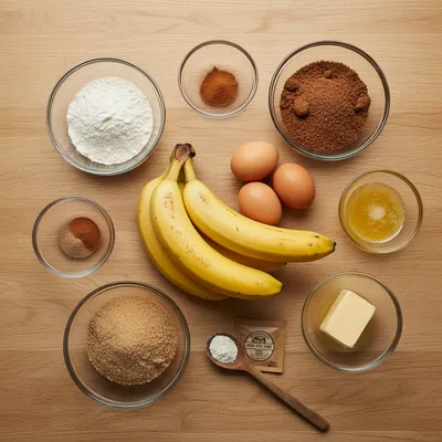 Cinnamon Roll Banana Bread - cooking process