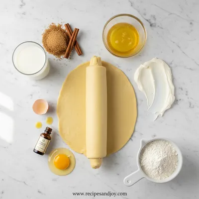Cinnamon Roll Cake – Easy Sweet Treat - cooking process