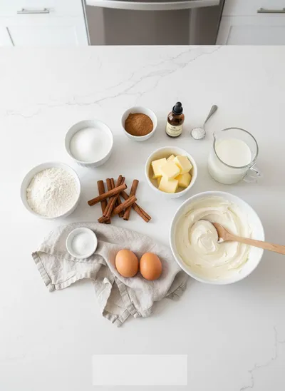 Cinnamon Roll Pancakes – Fluffy Sweet Breakfast - cooking process