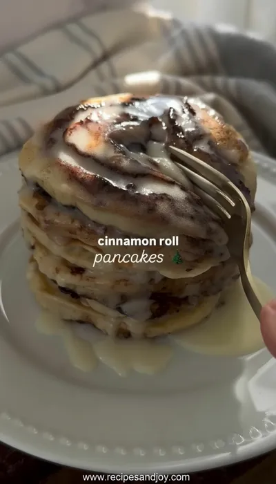 Cinnamon Roll Pancakes Recipe - ingredients preparation