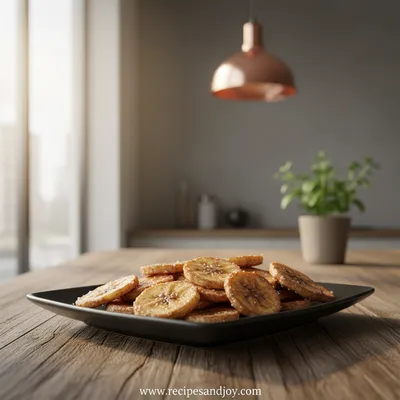 Cinnamon-Sugar Air Fryer Banana Chips
