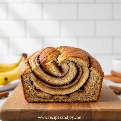 Cinnamon Swirled Banana Bread