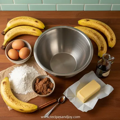 Cinnamon Swirled Banana Bread - cooking process