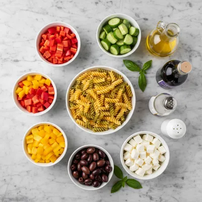 Classic Pasta Salad for a Crowd - cooking process