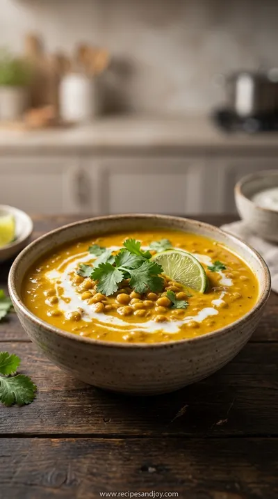 Easy Coconut Curry Lentil Soup Recipe in 50 Minutes