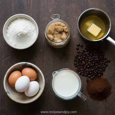 Coffee Pancakes - cooking process