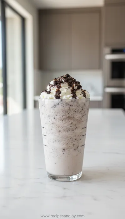 Cookies and Cream Frappuccino