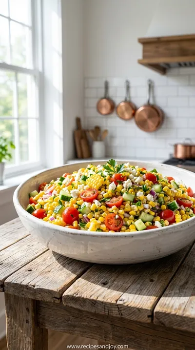 Fresh Corn Salad: Easy Summer Side Dish Recipe