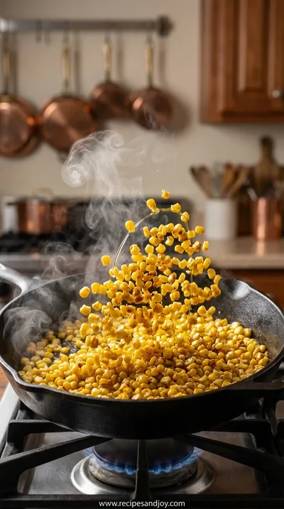 Fresh Corn Salad: Easy Summer Side Dish Recipe - cooking process