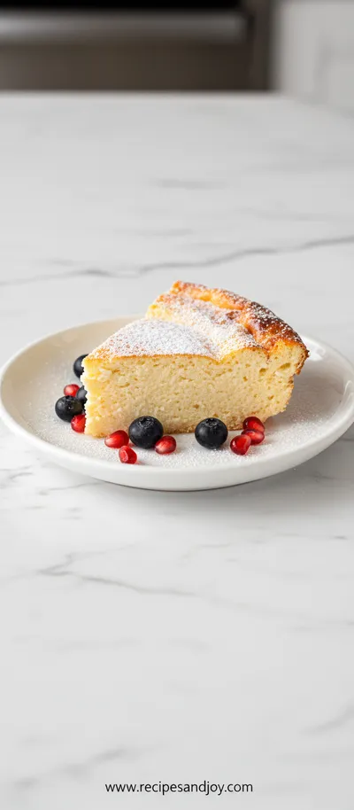 Cottage Cheese Cake Recipe - ready to serve