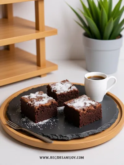Easy Cottage Cheese Chocolate Brownies - ready to serve