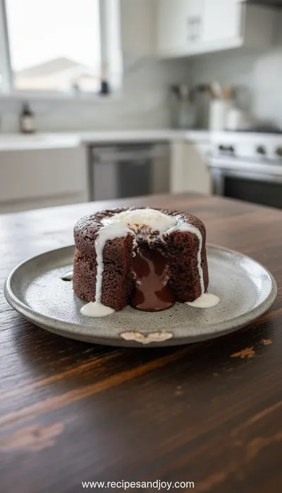 Cottage Cheese Lava Cake Chocolate Protein Recipe