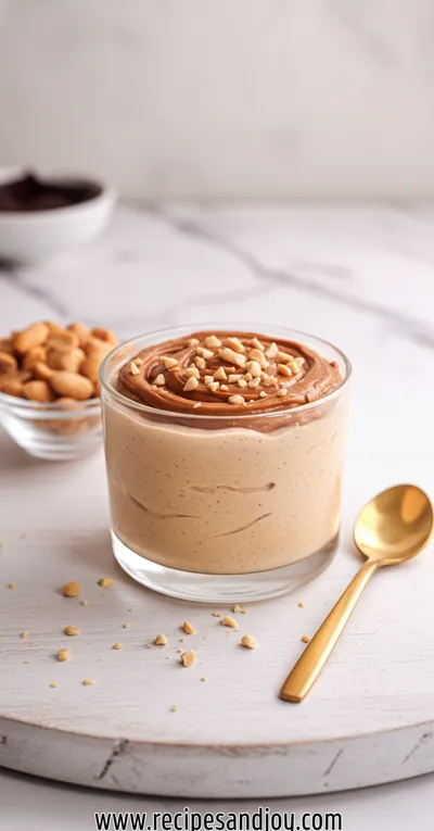 Cottage Cheese Peanut Butter Mousse Recipe - ready to serve