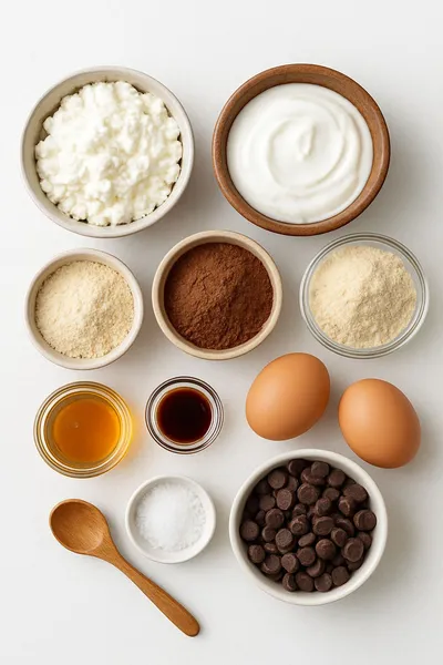 Cottage Cheese Protein Brownies – Healthy Easy Treat - cooking process