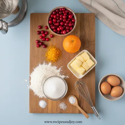 Cranberry Orange Muffins – Easy Holiday Treat - ingredients preparation