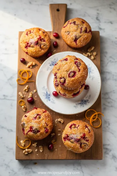Cranberry Orange Muffins – Bakery‑Style Recipe