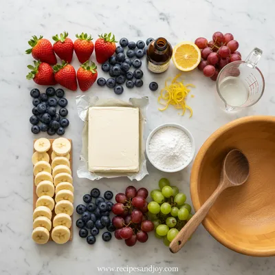 Cream Cheese Fruit Dip – Easy Sweet Treat - cooking process