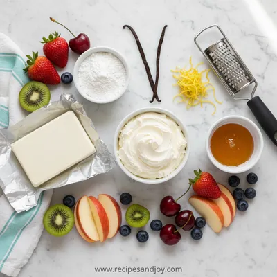 Cream Cheese Fruit Dip Recipe - cooking process