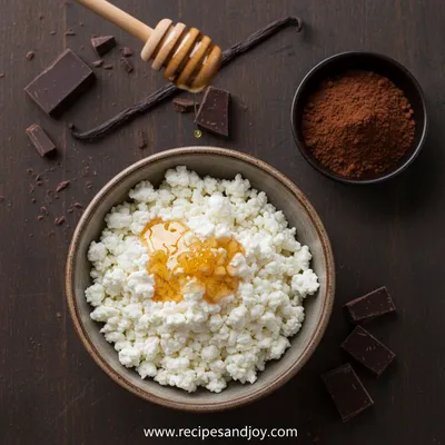 Creamy Chocolate Cottage Cheese Ice Cream - cooking process