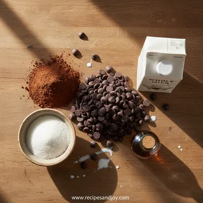 Creamy Crockpot Hot Chocolate Recipe - ingredients preparation