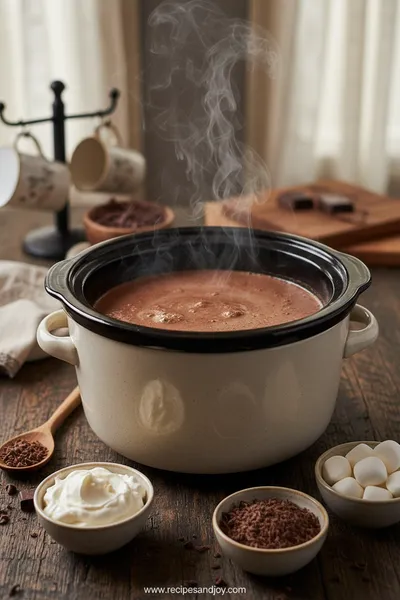 Creamy Crockpot Hot Chocolate Recipe