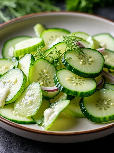 Creamy Cucumber Salad