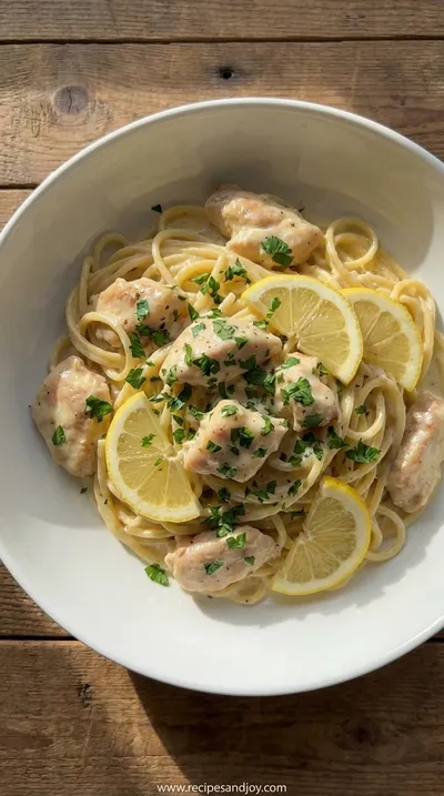 Creamy Lemon Chicken Pasta Recipe
