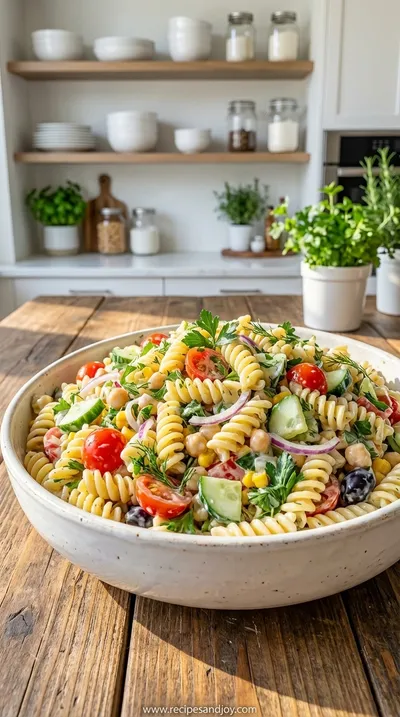 Creamy Pasta Salad: Easy Family-Friendly Recipe