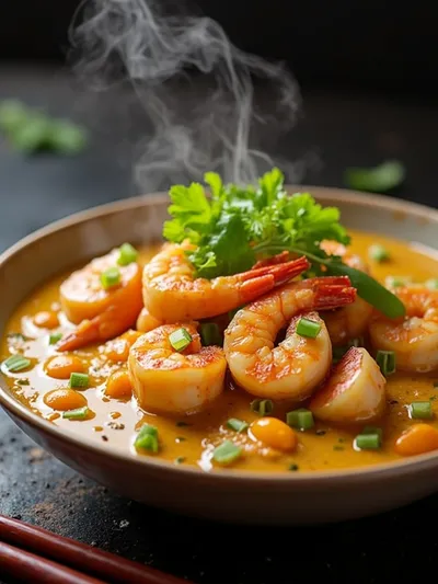 Creamy Thai Coconut Shrimp Curry