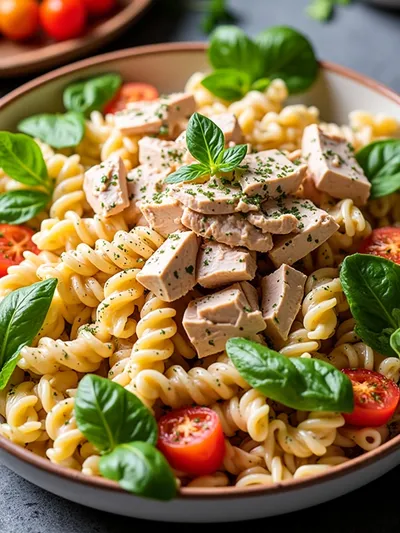 Creamy Tuna Pasta Salad