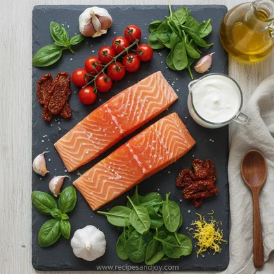 Creamy Tuscan Salmon – 30-Minute Dinner - cooking process