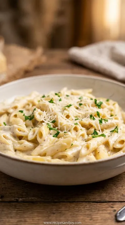 Creamy White Sauce Pasta With Chicken: Quick & Easy Recipe - ready to serve