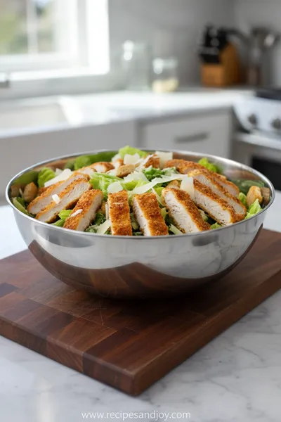 Crispy Chicken Caesar Salad