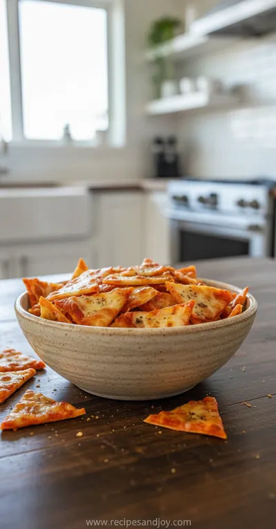 Crispy Pizza Chips – Easy Snack Recipe