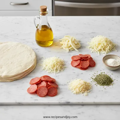 Crispy Pizza Chips – Easy Snack Recipe - cooking process
