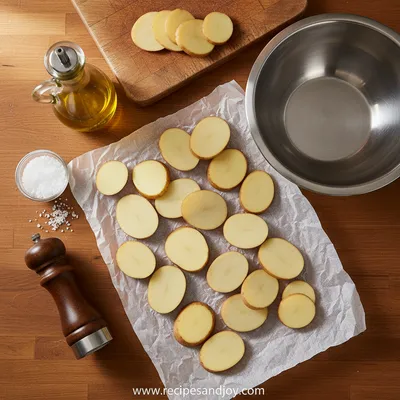Crispy Potato Chips – Easy Homemade Snack - cooking process
