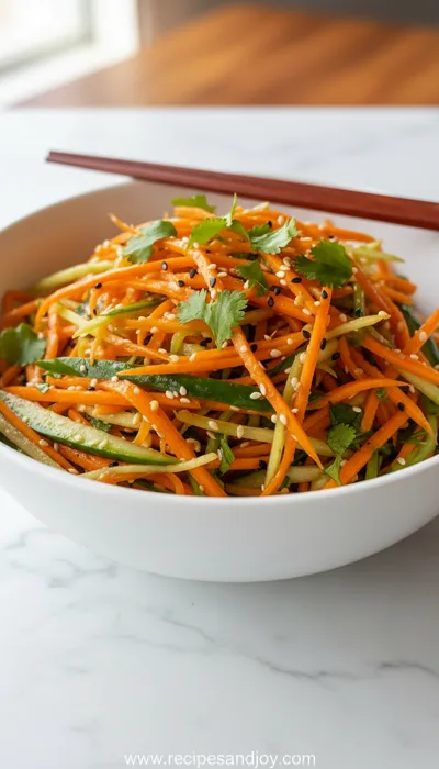 Cucumber Carrot Salad – Fresh Healthy Recipe