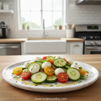 Cucumber Mozzarella Salad