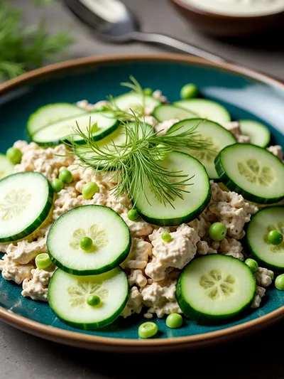 Cucumber Ranch Crack Salad – Cool Creamy Bacon-Free Recipe - ready to serve