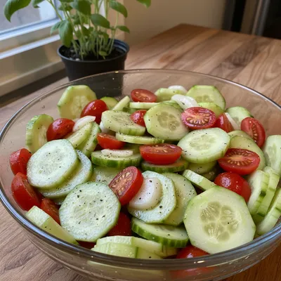 Cucumber Tomato Salad Recipe