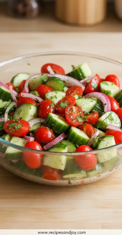 Cucumber Tomato Salad Recipe
