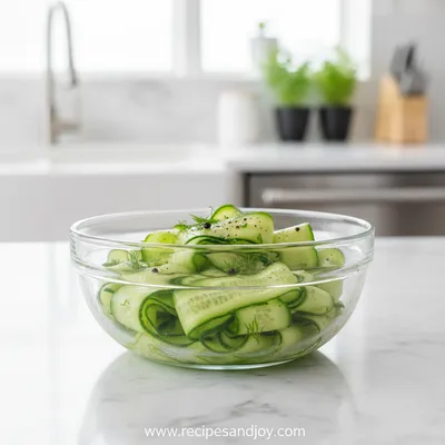 Cucumber Vinegar Salad – Easy Fresh Veggie Dish