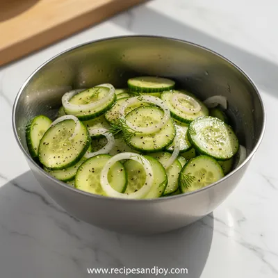 Cucumber Vinegar Salad – Quick & Easy Healthy Recipe