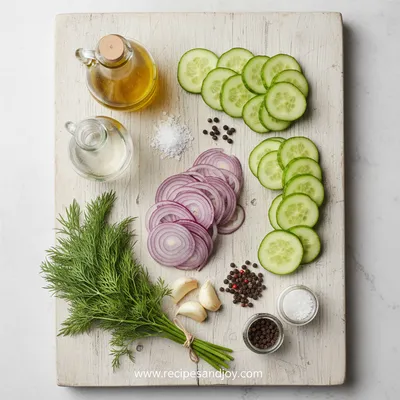 Cucumber Vinegar Salad – Quick & Easy Healthy Recipe - cooking process
