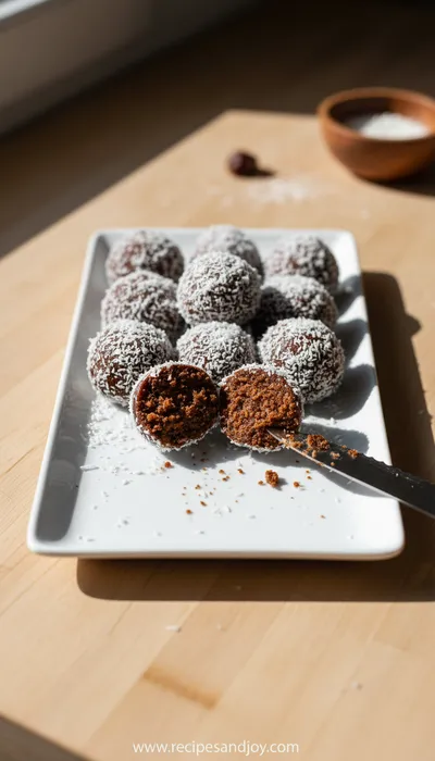 Date Balls Recipe - Healthy Sweet Treats - ready to serve