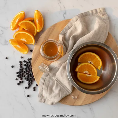Dried Orange Slices – Honey & Juniper - cooking process